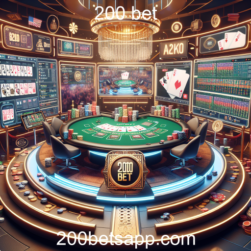 Descubra a Emoção dos Poker Games no 200 Bet